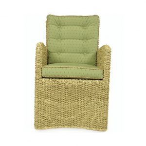 walters interior wicker arm chair