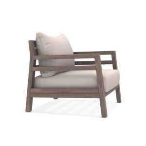 Lounge Armchair - Pickled Teak