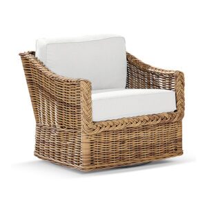 Square Back Swivel Lounge Chair