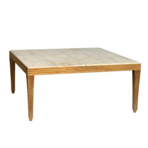 Giati Palazzio 65" Square Dining Table, Limestone