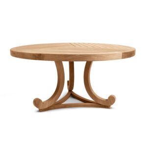 Round Scroll Dining Table (Ø 60in)