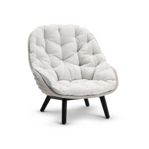 High Back Lounge Chair - Scuro Teak