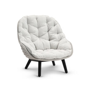 High Back Lounge Chair - Scuro Teak