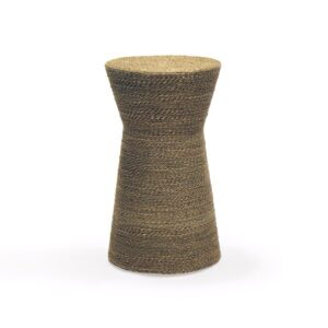 Tall Hourglass Drum Table - Seagrass