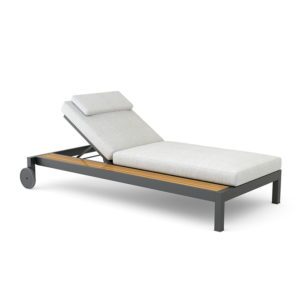 Stacking Chaise Lounge with LF Shelf