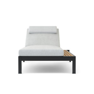 Stacking Chaise Lounge with RF Shelf