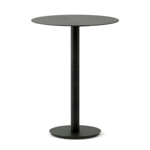 Round Bar Table (Ø 30in) - Solid Metal Top