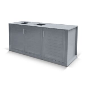 Triple Cabinet Receptacle