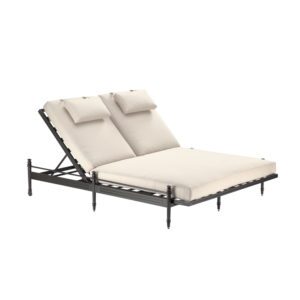 Giati Castillo Double Chaise Lounge w/ cushion