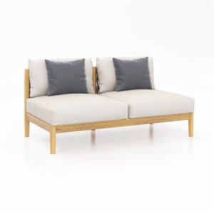 Armless 2-Seat Sofa