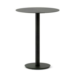 Round Bar Table (Ø 30in) - Solid Metal Top