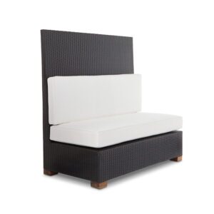 2-Seat High Back Sofa Banquette