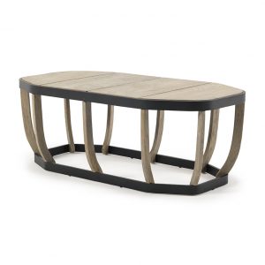 walters wicker large coffee table