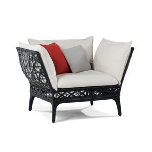 black wicker outdoor furniture