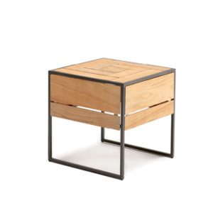 Coffee Table with Integrated Lamp (16in)