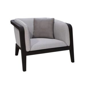 Lounge Chair - Scuro Teak & Black Upholstery