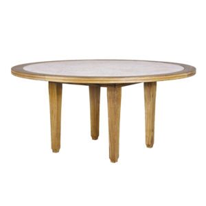 Palazzio 64" Rd. Table, Limestone Top Giati