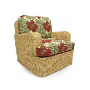 walters interior wicker club chair