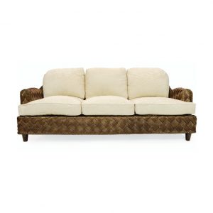 walters interior wicker sofa