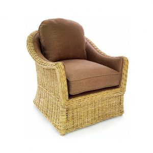 walters interior wicker club chair