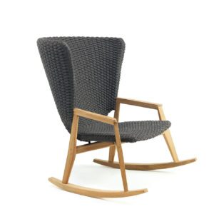 High Back Rocking Armchair