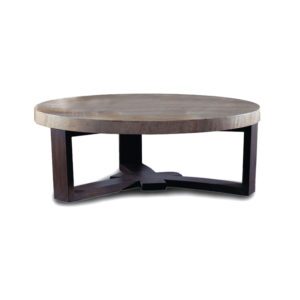 Coffee Table (Ø  43in) - Travertine