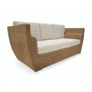 walters interior wicker sofa