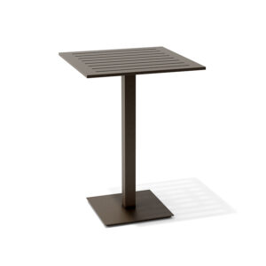 Bar Table - Slatted Metal Top (30in)