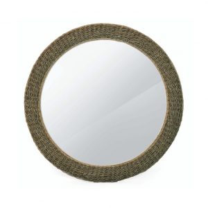 walters interior wicker mirror