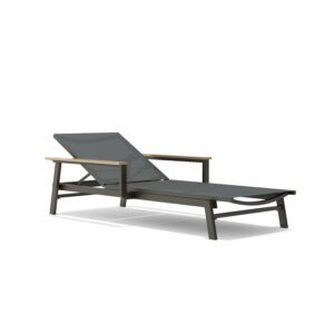 Stacking Chaise with Arms