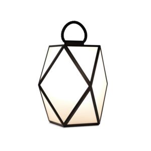 Satin Medium Lantern - Battery Powered