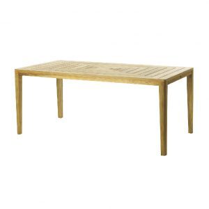 rectangular wood dining table and chair set