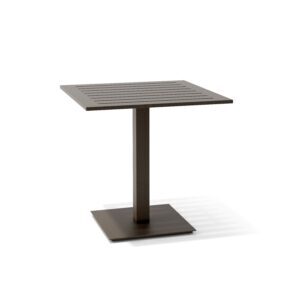Dining Table - Slatted Metal Top (30in)
