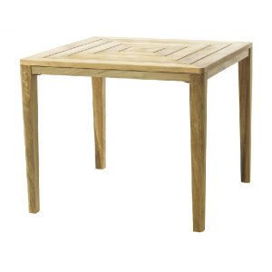 square wood dining table and chair set