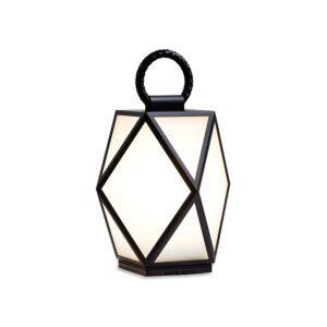 Satin Small Lantern - Battery Powered