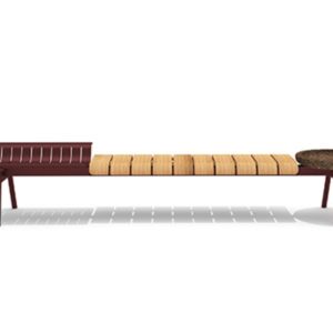 Seat without backrest