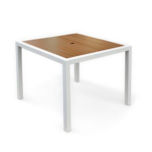 Square Dining Table (36in) with Umbrella hole