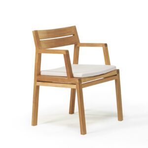 Dining Armchair - Natural Teak