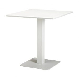 white patiosquare table 70x70cm