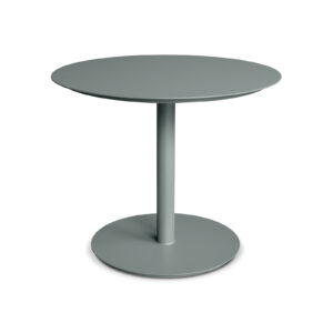 Round Dining Table (Ø 36in) - Solid Metal Top