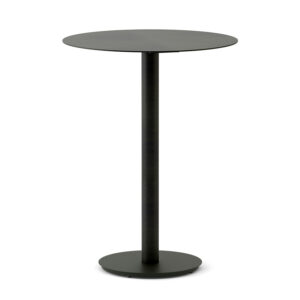Round Bar Table (Ø 30in) - Solid Metal Top