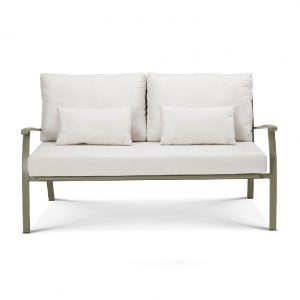 white 2 seater sofa set for patio