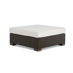 outdoor wicker ottoman
