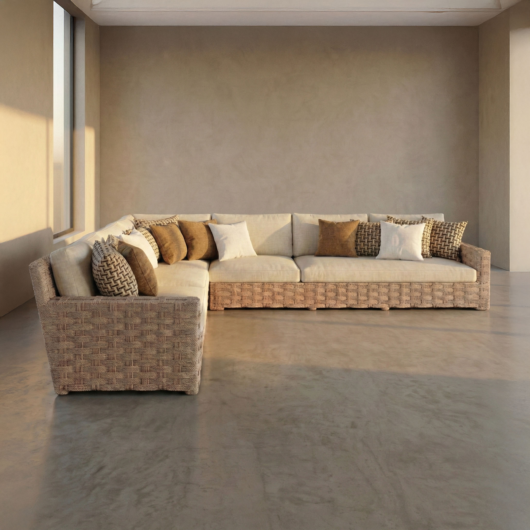 Custom Rope Sectional: Indoor or Outdoor