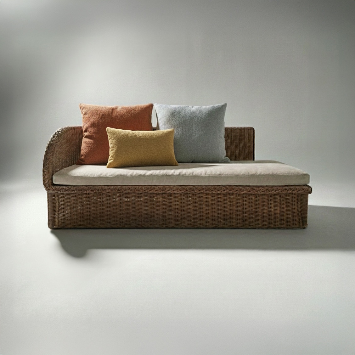 Custom Wicker Daybed Chaise