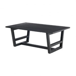 black outdoor coffee table, 100 x 60