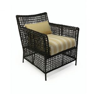 black wicker club Chair