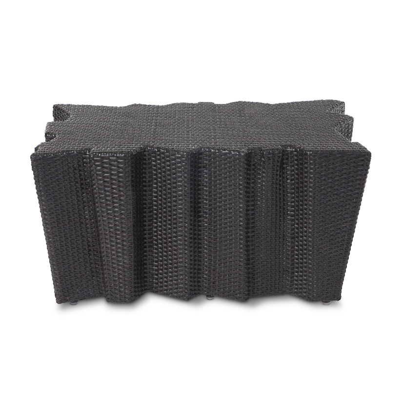 Palmetto Walters Exterior Tree Trunk Coffee Table Wicker - Black Rattan Trunk Coffee Table Palmetto Walters Exterior Tree Trunk Coffee Table Wicker - Black Rattan Trunk Coffee Table