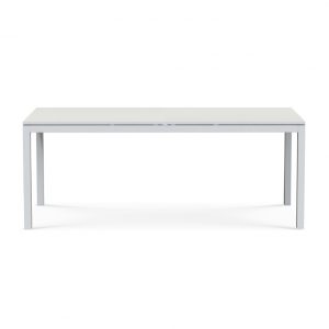 extra large white extendable rectangular dining table