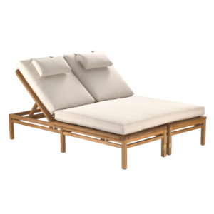 Giati Paradiso Double Chaise Lounge w/ cushion